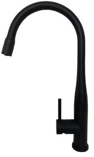 Goose Neck Pull Out Sink Mixer Black