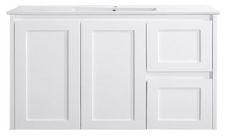 Sophie 900 Wall Hung Vanity MATTE WHITE