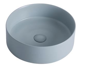 Clyde Blue Steele Above Counter Basin 395x395x130m