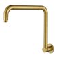 Star PVD Brushed Bronze High Rise Shower Arm Round 350mm