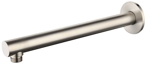 Star PVD Brushed Nickel Shower Arm Straight 300mm