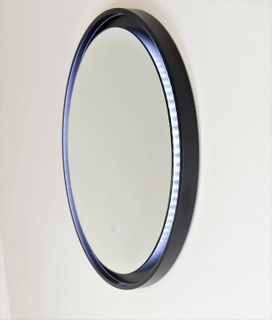 Eclipse 800 Black LED Mirror