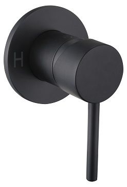 Ramsay Round Black Shower Mixer