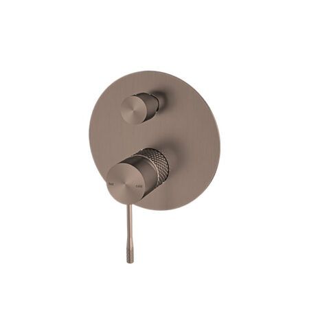Opal Brushed Bronze Shower Mixer with Diverter