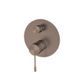 Opal Brushed Bronze Shower Mixer with Diverter