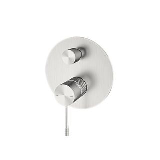 Opal Brushed Nickel Shower Mixer with Diverter