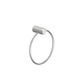 Opal Brushed Nickel Towel Ring