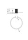 Opal Brushed Nickel Towel Ring