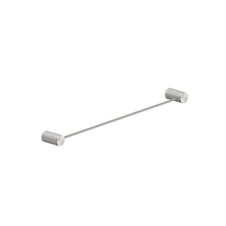 Opal Brushed Nickel Single Towel Rail 600mm