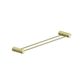Opal Brushed Gold Double Towel Rail 600mm