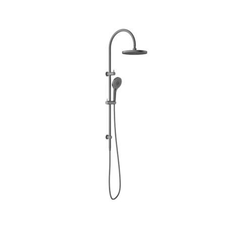 Opal Graphite Twin Shower Set