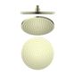 Opal Brushed Gold Air Shower Head 230mm