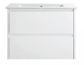 Amber 750 MATTE WHITE Wall Hung Vanity Cabinet Only