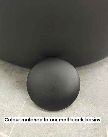 P & W Matte Black Ceramic Cover Suit 32mm