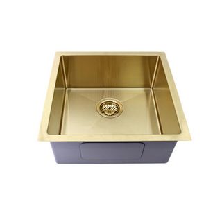 PVD Gold Stainless Steel Sink 450x450x200x1.2mm