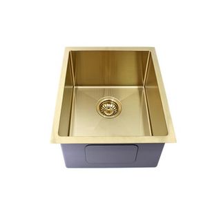 PVD Gold Stainless Steel Sink 440x380x200x1.2mm