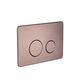 Nero RND Brushed Bronze In Wall Toilet Push Plate