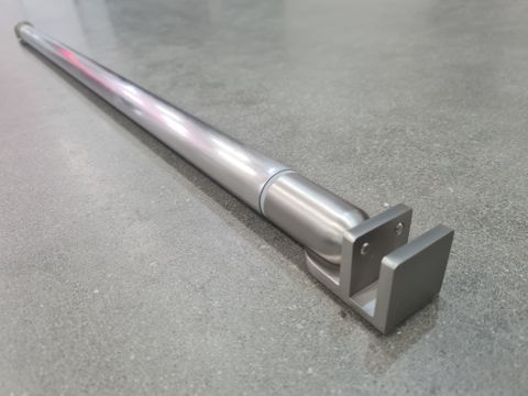 Round Brushed Classic Stainless Steel Stabiliser Bar 730mm - 1200mm