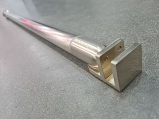 Round Brushed Nickel Stabiliser Bar 730mm-1200mm