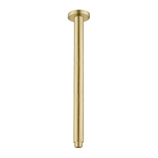 Brushed Gold Round Ceiling Arm 300mm