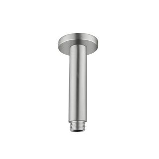 ROUND 100MM BRUSHED NICKEL CEILING ARM