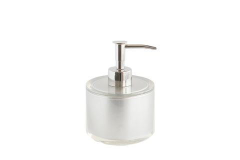 Round Dispenser Silver