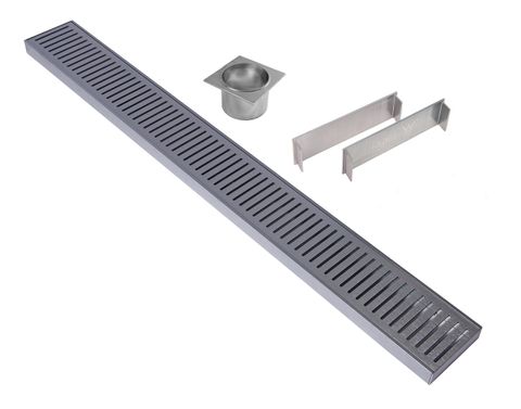 Aluminium Floor Grate 100mm =<800mm (length) x 100mm x 26mm