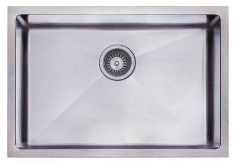 Undermount Sink Single Square 650x450 Chrome