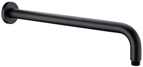 Round Black Shower Arm 350mm