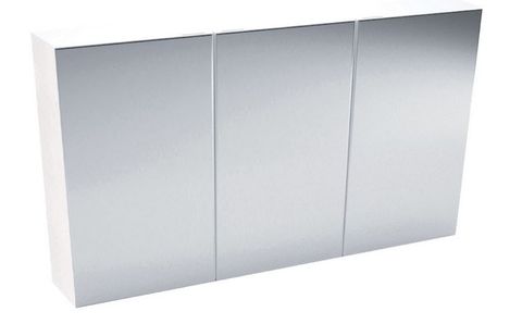 1200 Pencil Edge Mirror Cabinet (720 Height) Matte White