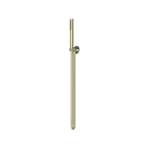 Brushed Gold Round Shower Bracket with Handpiece