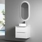 Verona 600 Wall Hung Matte White Vanity Cabinet Only