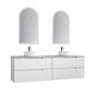 Verona 1800 Wall Hung Matte White Vanity Cabinet Only