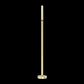 Mecca Brushed Gold Floor Standing Bath Spout