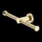 Mecca Brushed Gold Double Toilet Roll Holder