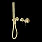 Mecca Brushed Gold SHOWER MIXER DIVERTOR SYSTEM SEPARATE PLATE