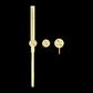 Mecca Brushed Gold SHOWER MIXER DIVERTOR SYSTEM SEPARATE PLATE