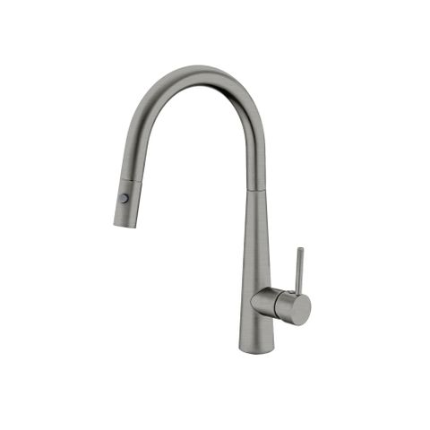 Dolce Gun Metal Pull Out Sink Mixer with Vegie Spray Function