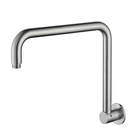 Star Brushed Chrome High Rise Shower Arm