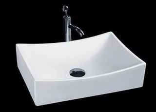 Madrid White Above Counter Basin 510x370x120mm (Moonah Only)