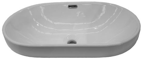 Emmen Semi Inset Basin 555x305x170mm