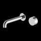 Kara Chrome Progressive Wall Basin Set 160mm Spout