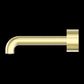 Kara Brushed Gold Progressive Wall Basin Set 160mm Spout