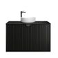 MARLO 900x460x550 Wall Hung Matte Black Vanity Cabinet Only