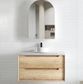 Byron 900x460x550 Wall Hung  Natural Oak Vanity Cabinet Only