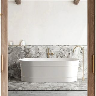 Attica Bondi Freestanding Bath 1500  MATTE WHITE
