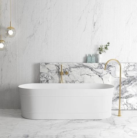 Attica Bondi Freestanding  Bath 1700 GLOSS WHITE