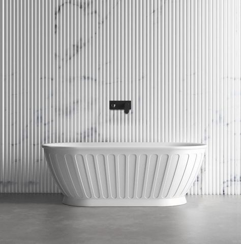 Attica Kensington Freestanding  Bath 1500 MATTE WHITE