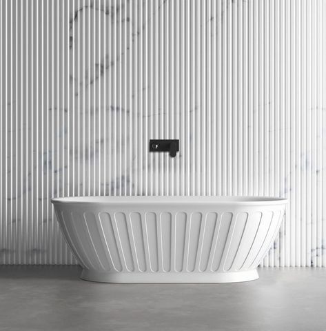 Attica Kensington Freestanding Bath 1700 MATTE WHITE