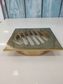 Brushed Gold Square Floor Grate 100mm